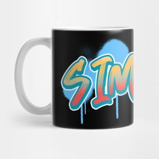 SIMP Patrol 90's Graffiti Retro Vibes Mug